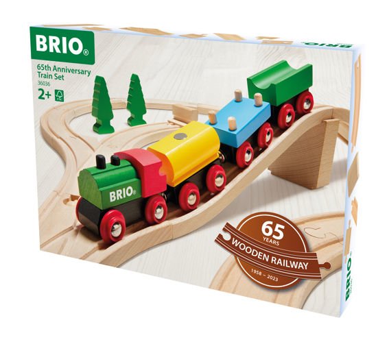 Brio 65 Jahre Holzeisenbahn Jubiläums-Zugset 63603600