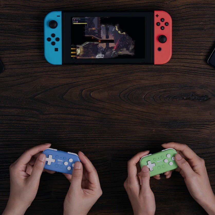 8bitdo Micro Bluetooth Gamepad Azul, Para Nintendo Switch, Android, Raspberry Pi  Ret00384