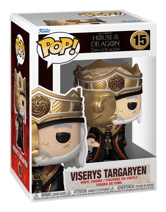 Funko Pop Casa Del Dragon Viserys Con Mascara 76474