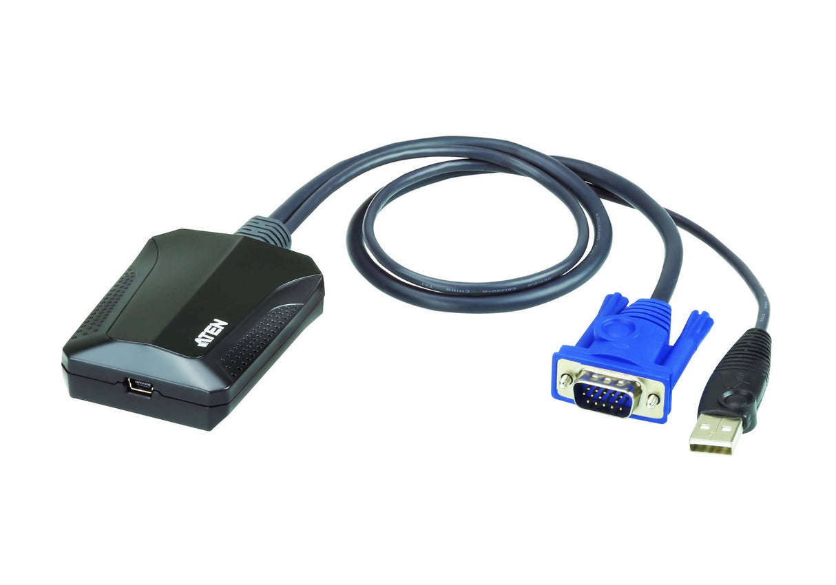 EAN 4719264644788 - ATEN CV211 cable para video, teclado y ratón (kvm) Negro, Azul imagen 1