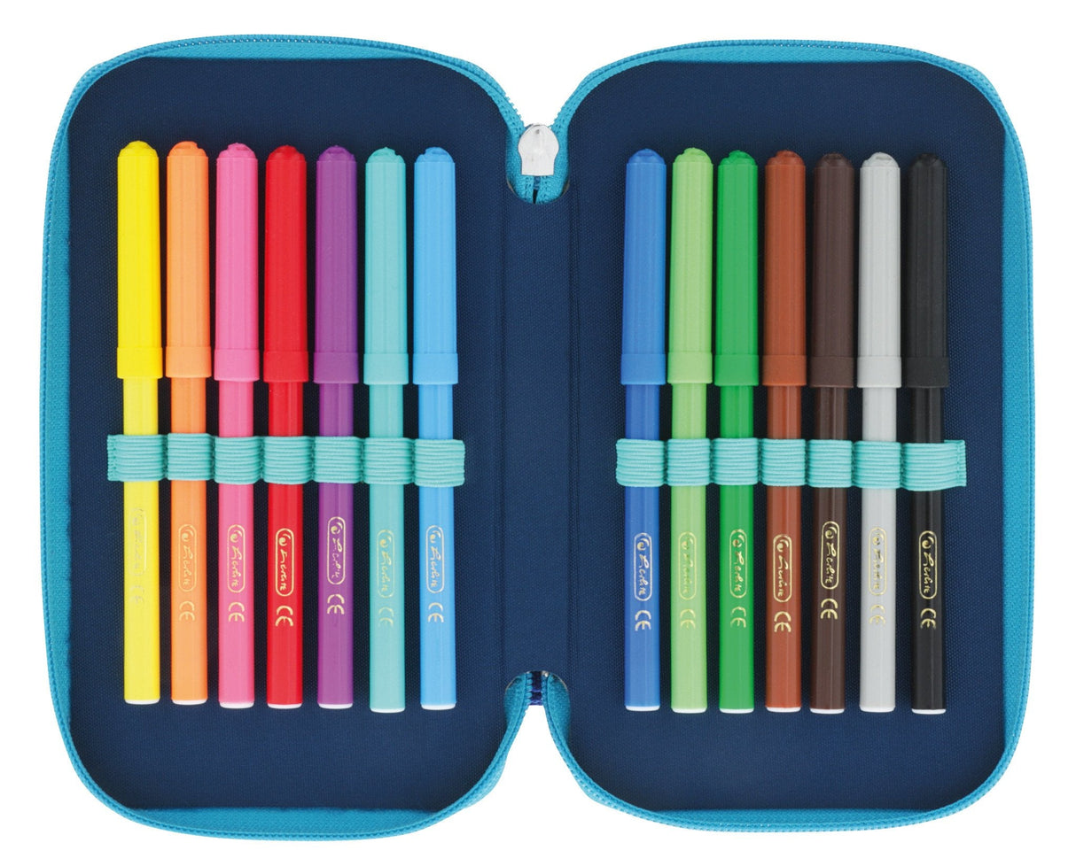 Herlitz Tricase 31tlg Dip Dye Blue Turquoise