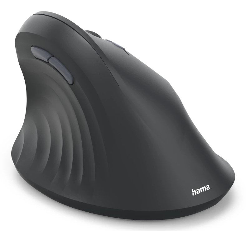 Mouse Hama Wireless Ewm-500r Ergonomic 2.4 Ghz Nano-Usb 7 Botones 1800 Dpi Negro