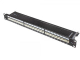Good Connections Patchpanel 19"Cat. 6a 24-P. 1 He Schw.