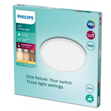 Philips Superslim 3in1 Led Leuchte Cl550 18w 2700k Ip44 Weiss