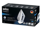 Plancha De Vapor Braun Texstyle 3 Si 3054 Gris 2400w Capacidad 270ml Sistema Anti Cal Suela Bidireccional