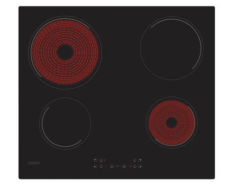 EAN 8059019059129 - Candy Idea CH64CCB/4U2 Negro Integrado 59 cm Cerámico 4 zona(s) imagen 2