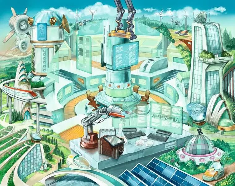 Puzzle Ravensburger  Salida Del Círculo - Anno 2083