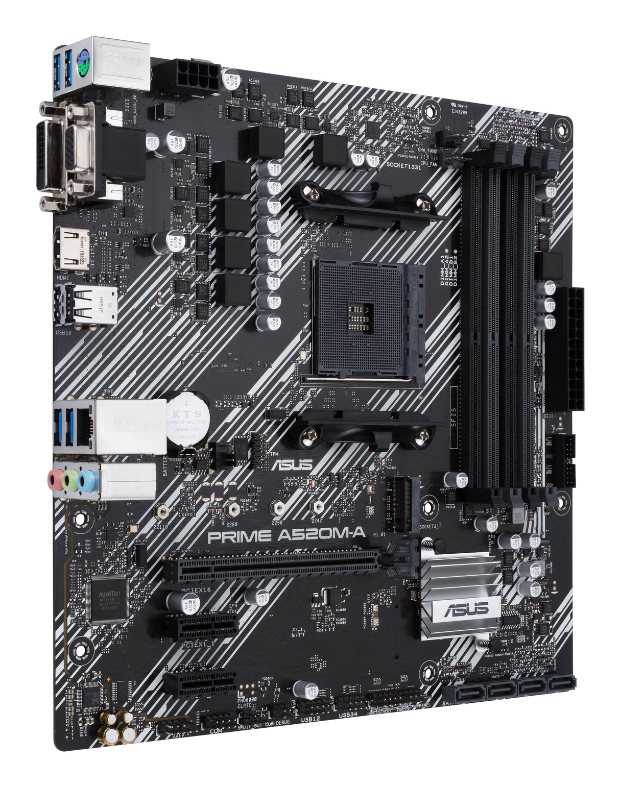 Placa Base Asus Prime A520m-A Ii Csm Amd,Am5,Ddr4,Matx