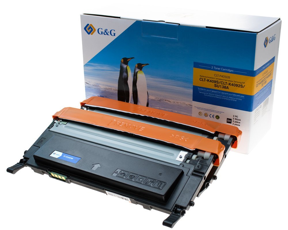 G&G Toner Ersetzen Samsung P4092b/ Hp Su391a 2 Unidades
