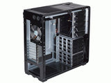 Silverstone Ft01b-W Negra Con Ventana