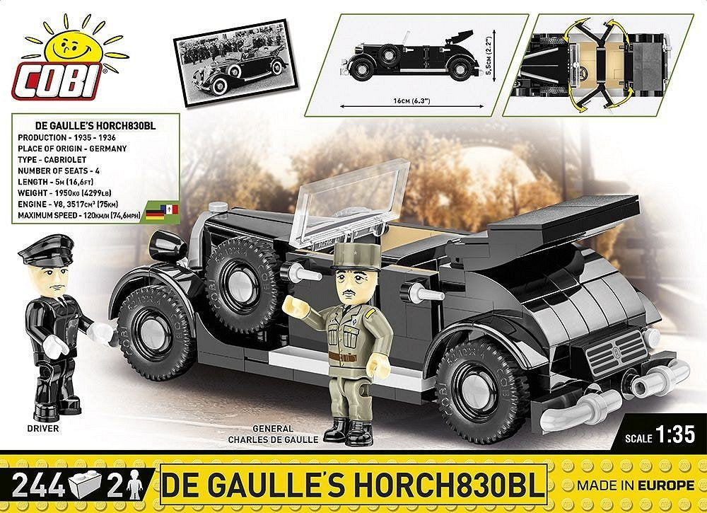 Cobi Horch 830bl De Gaulle Cobi-2261