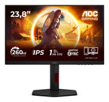 Monitor Aoc 24g4zr Gaming 23.8" 16:9 Fast Ips 260hz 1920x1080 Has 130mm 2xhdmi 2.0 Dp 1.4