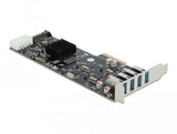 Tarjeta Delock Pci Express X4 Usb 3.0 Externos