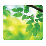 Fellowes Earth Series Alfombrilla Reciclada Para Raton - Duradera Y Facil De Limpiar - Base De Goma - 85% Material