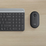 Teclado Belga + Ratón Logitech Mk470 Rf Inalámbrico Azerty Grafito 920-009194