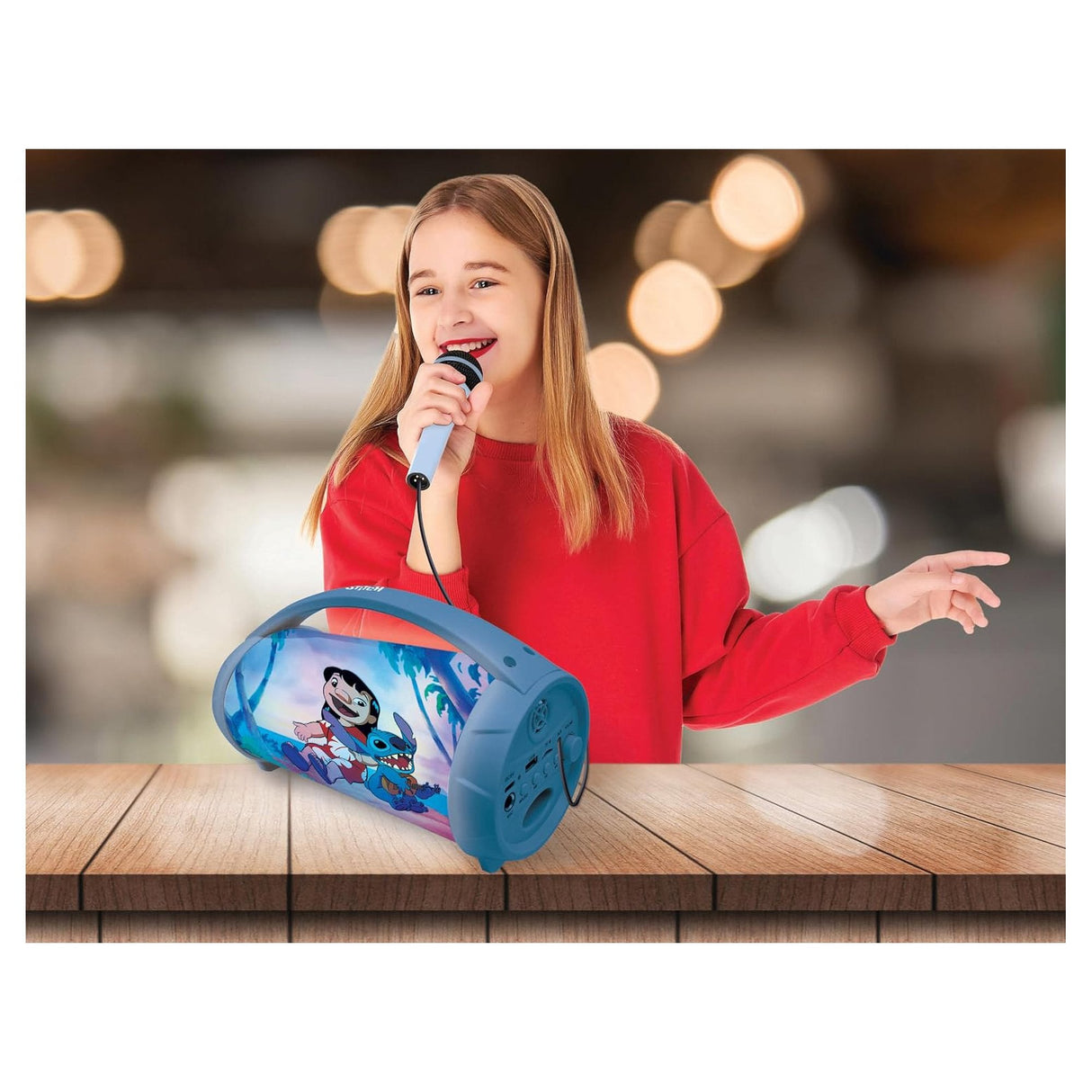 Altavoz Con Microfono Bluetooth Stitch Disney
