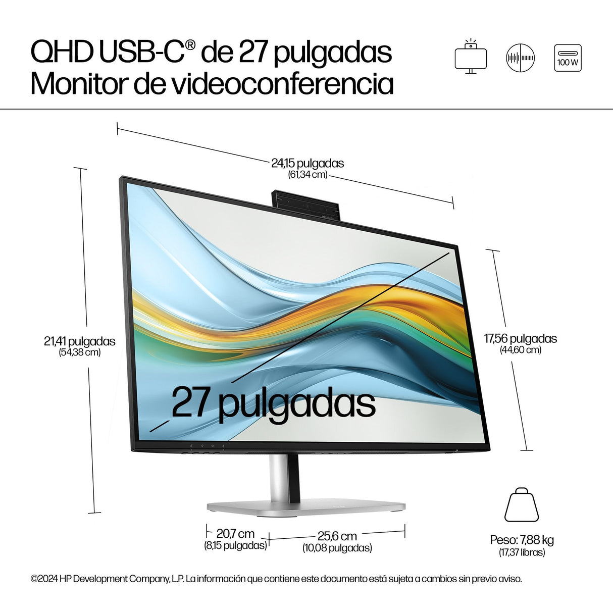 Series 5 Pro 27 Inch Qhd  Usb-C Conferencing Monitor -