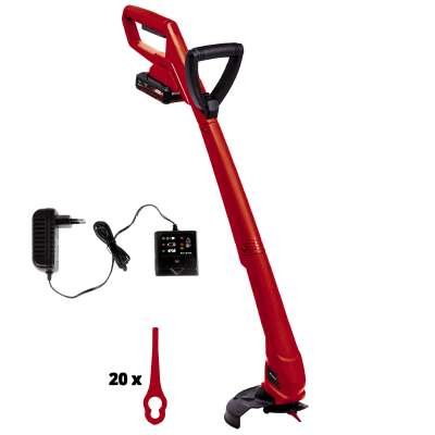 Cortabordes Inalámbrico Einhell Gc-Ct 18/24 Li P (Rojo/Negro, Batería De Iones De Litio De 1,5 Ah) 3411102