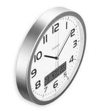 EAN 4047443517685 - Hama 00185878 reloj de mesa o pared Reloj analógico Alrededor Plata, Blanco imagen 2