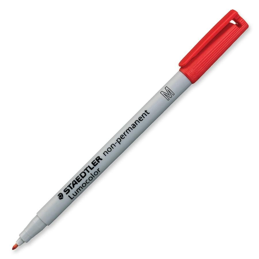 Staedtler Rotulador Para Transparencias Lumocolor Non-Perm M Rojo 10 Unidades