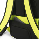 Mochila  Dicota P20471-17  De Senderismo Negro, Gris, Amarillo Tereftalato De Polietileno Reciclado (Rpet)