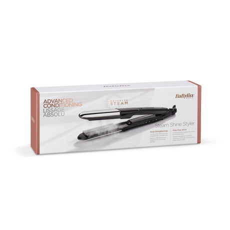 EAN 3030050153408 - BaByliss Steam Mist Styler Plancha de pelo Vapor Negro, Plata 67 W 2,5 m imagen 9