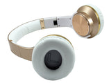 Conceptronic Auriculares Bluetooth Con Funcion Altavoz  Manos Libres Reproduce Desde  Microsd Color Oro