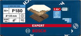 Bosch Professional Hoja De Lija Expert M480 Estructura De Malla Ø 125 Mm, K180 50 Piezas, Para Lijadoras Excéntricas 2608900684