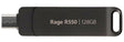EAN 4711378428827 - Patriot Memory Rage R550 unidad flash USB 128 GB USB Type-A / USB Type-C 3.2 Gen 1 (3.1 Gen 1) Negro imagen 1
