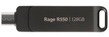 EAN 4711378428827 - Patriot Memory Rage R550 unidad flash USB 128 GB USB Type-A / USB Type-C 3.2 Gen 1 (3.1 Gen 1) Negro imagen 1