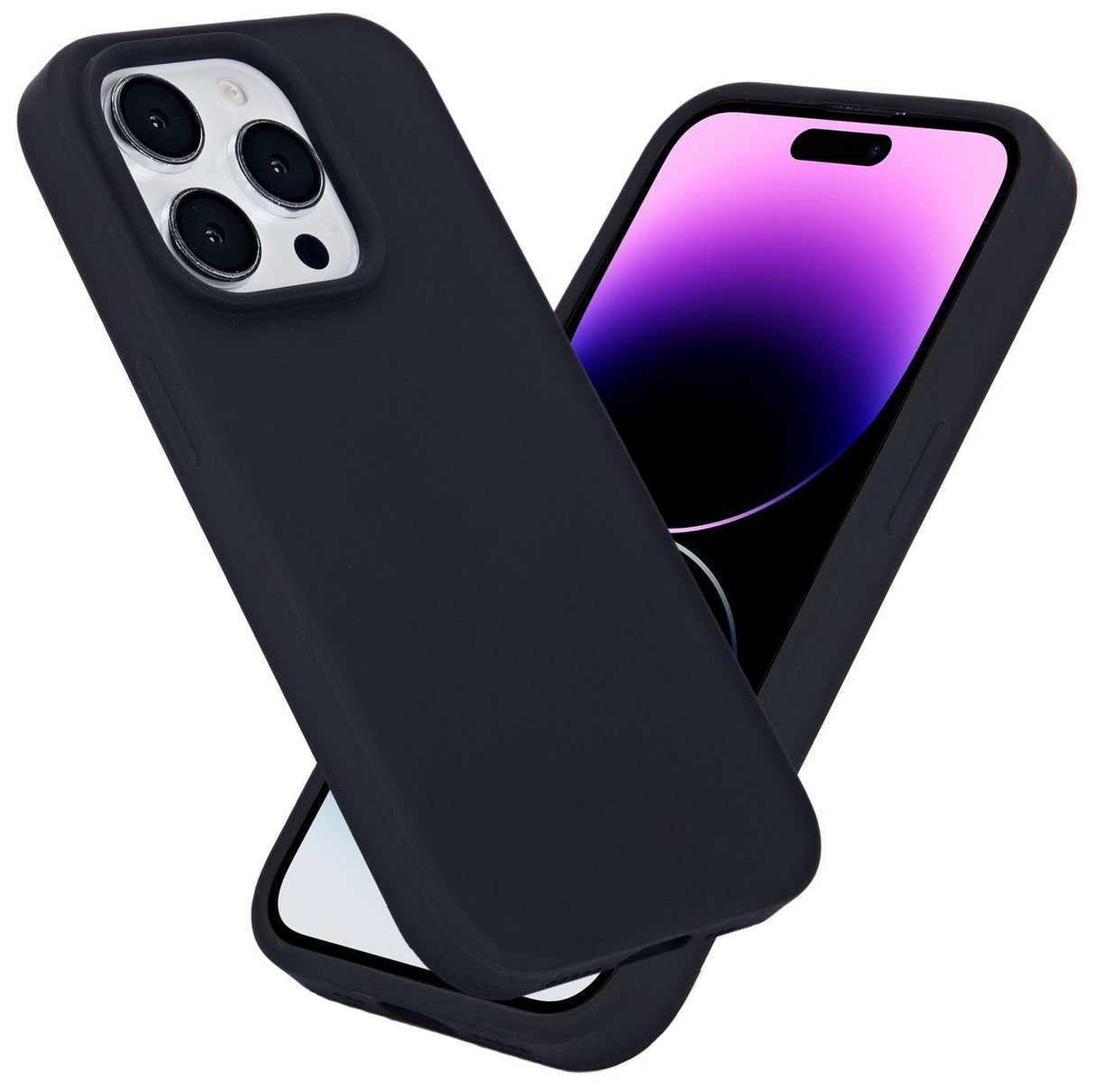 Infinite Riga Iphone 15 Pro - Silicone Case Black 100% - Recycled Silicone - Warranty: 24m