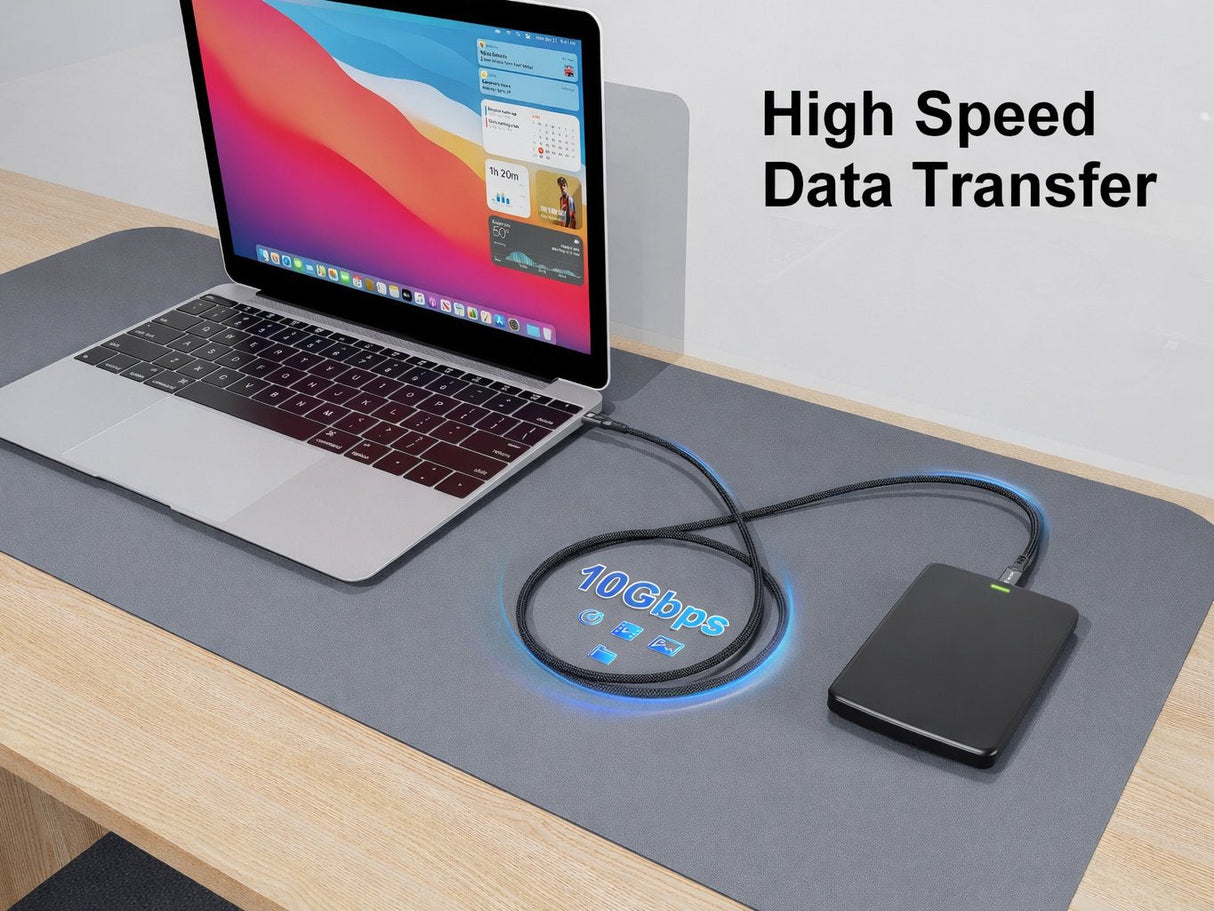Equip Cable Usb-C3.2->C Aoc 8k Pd60w M M 7.50m Negro