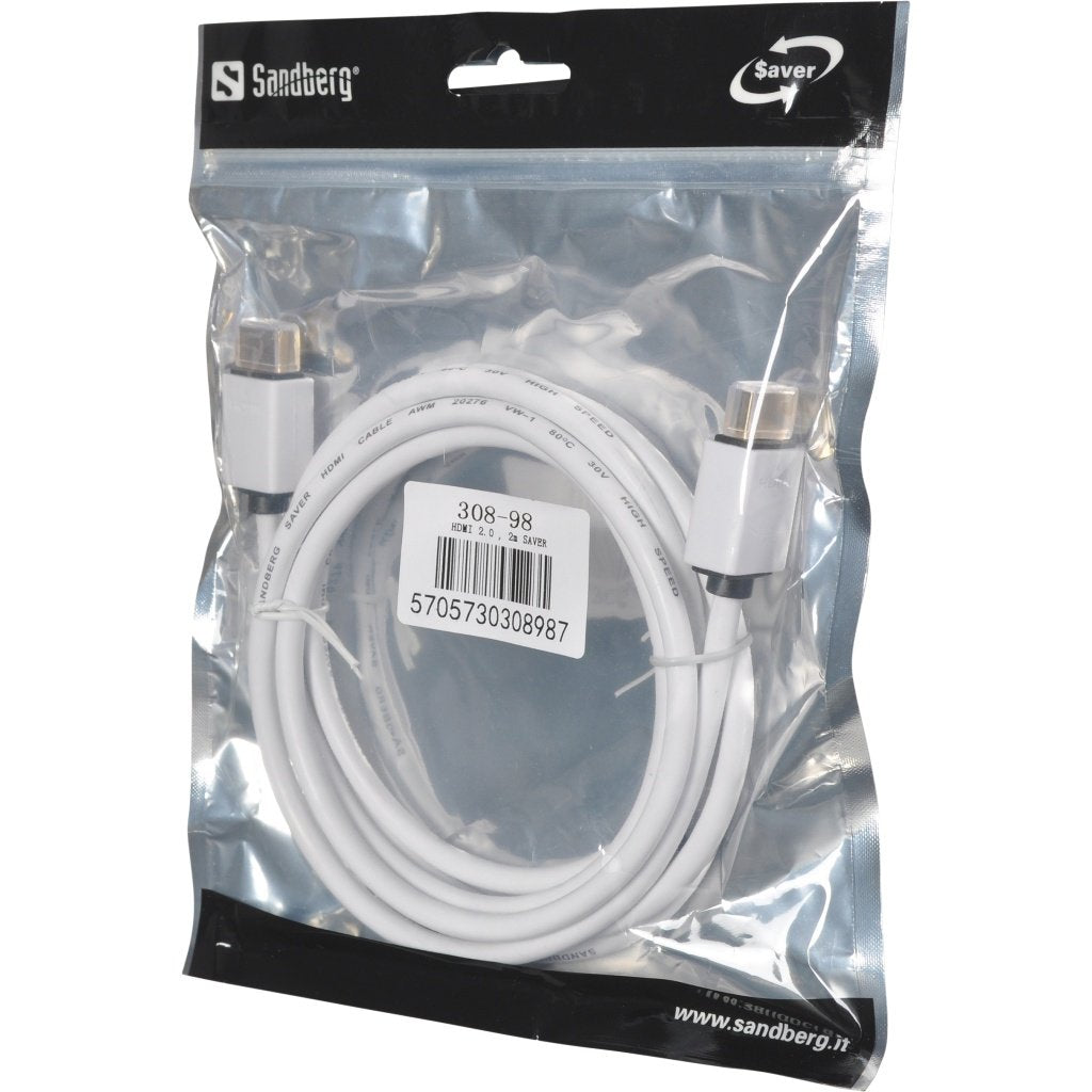 Sandberg Hdmi 2.0, 2m Saver