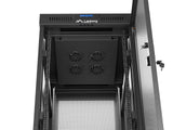 Lanberg Rack Cabinet 19 Free-Standing 32u 600x800 Flat Pack Mesh Door Lcd Black
