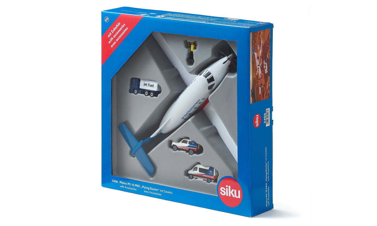 Siku 5406 Super Pilatus Pc-12 Pro "Flying Doctors" Con Accesorio 5406