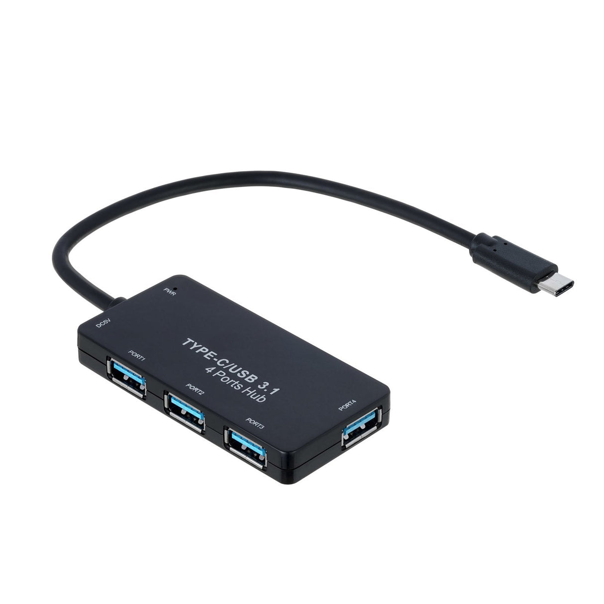 Hub De Interfaz Akyga Ak-Ad-52 Usb 3.1 (3.1 Gen 2) Tipo-C 500 Mbit / S Negro