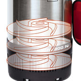 Bomba  Einhell Gc-Dw 900 N  Sumergible 7 M, Bombas Presión E Inmersión Rojo/Plateado, Rojo, Acero Inoxidable, 7 M, 32 M, 230 V, 50 Hz