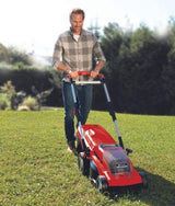 Cortacésped Einhell Power X-Change Battery Rasarro 36/36, 36 Volt (2x18v) Rojo/Negro, 2x Batería De Iones De Litio Más 3.0ah 3413282