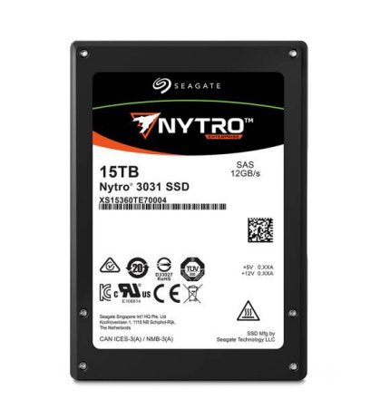 2,5" 15.36tb Seagate Nytro 3131 Ssd Sas 6,35cm Sed Base