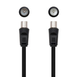 EAN 8433281001541 - Nanocable 10.26.0202 cable coaxial 3C-2V 1,8 m 9,5 mm Negro imagen 2