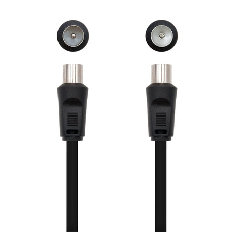 EAN 8433281001541 - Nanocable 10.26.0202 cable coaxial 3C-2V 1,8 m 9,5 mm Negro imagen 2