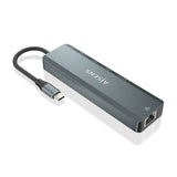 Aisens Usb-C Dock 5 En 1 - Usb-C A 1xhdmi - 1xrj45 - 2xusb - 1xpd - 15cm - Gris