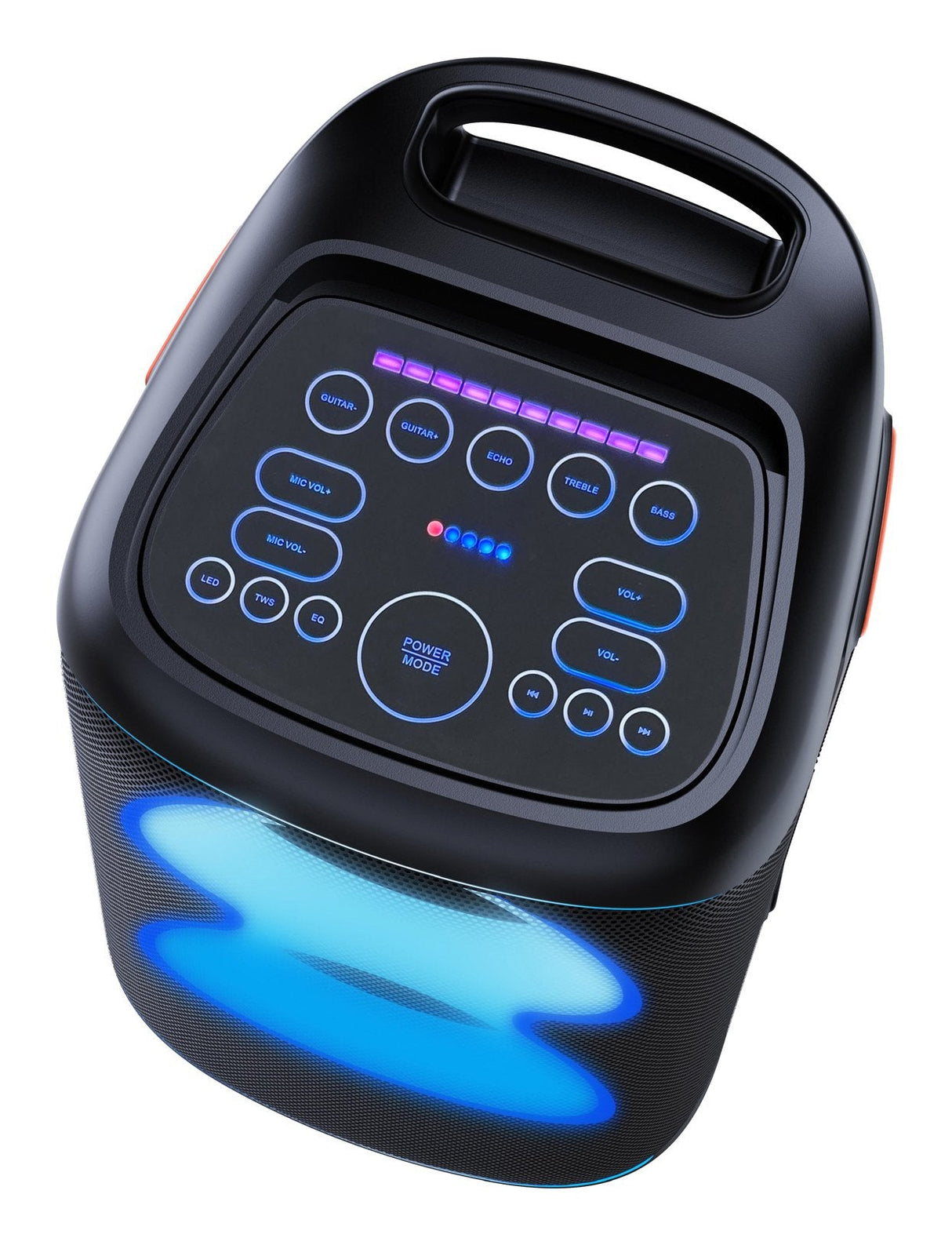 Altavoz De Fiesta Denver Bps-370 Bluetooth Con 100w De Potencia