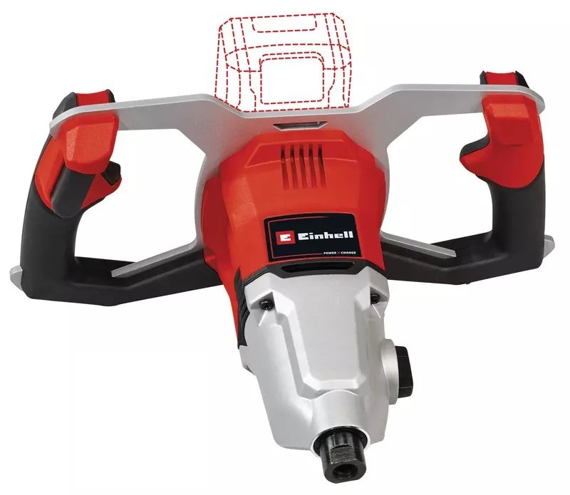 Agitador  Einhell Tp-Mx 18-2 Li Bl, 4258770, Rojo/Negro