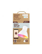 Bombilla Led Inteligente Muvit Io Miopak006 Casquillo Gu10 5.5w 400 Lúmenes 2700k-6500k Pack De 3 Uds