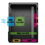 Caja Minitorre Micro Atx Advance Optima (Negro)