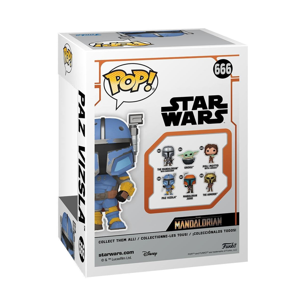 Funko Pop The Mandalorian Paz Vizsla 76553