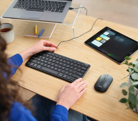 EAN 8713439250596 - Trust Lyra teclado Oficina USB + RF Wireless + Bluetooth QWERTY Español Negro imagen 6