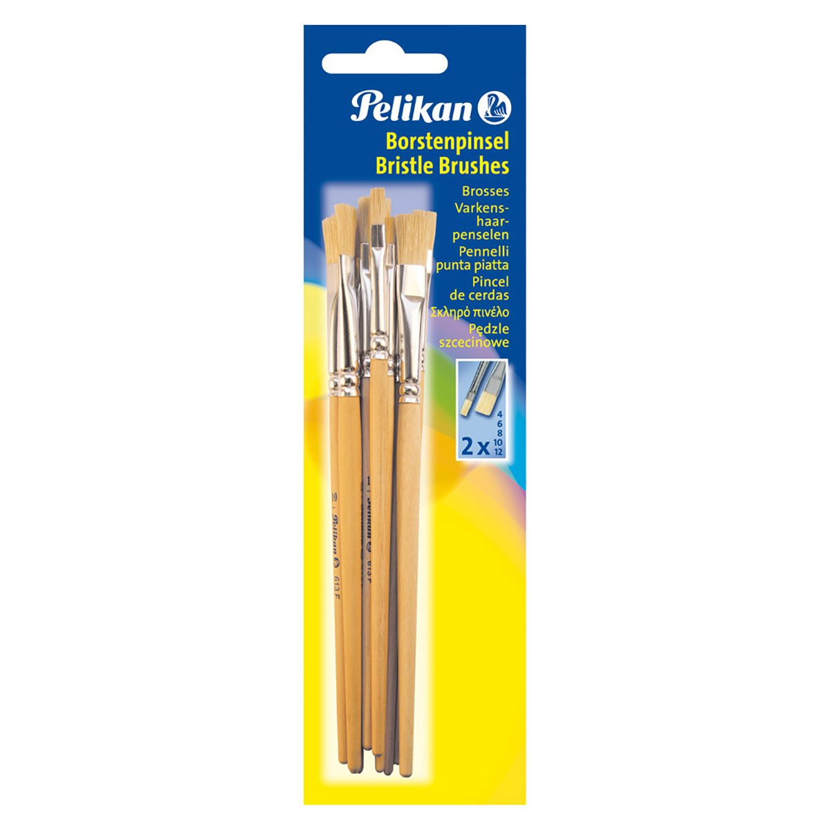 Pelikan Pinsel S613f B 10 Sort.