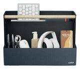 Leitz Portable Desk Organizer Fabric With Handle 38x19x26cm Dark Gris